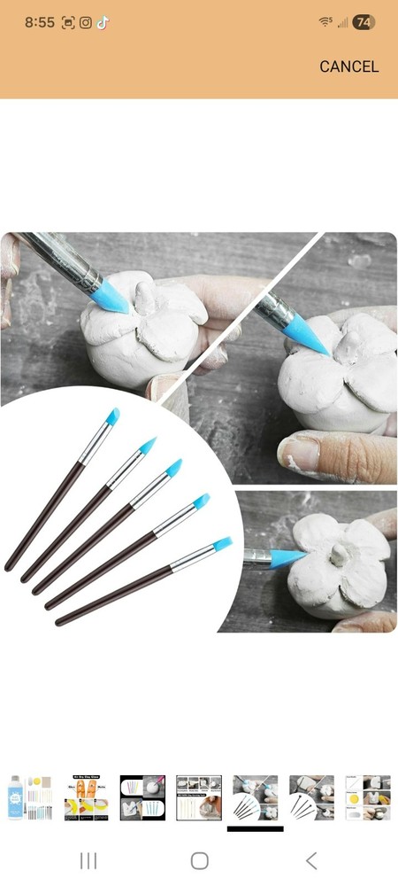 Clay pottery kit: gloss varnish