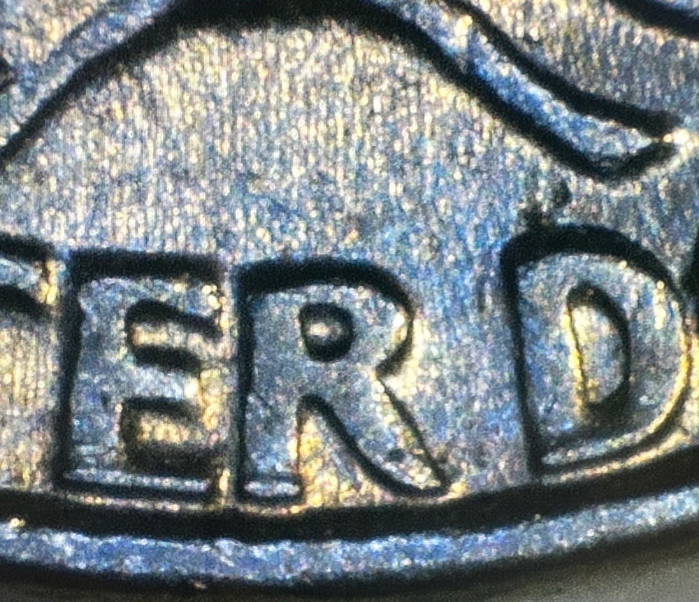 1985-D 25C Washington Quarter - Multiple Errors / Rim Doubling / DDR Errors