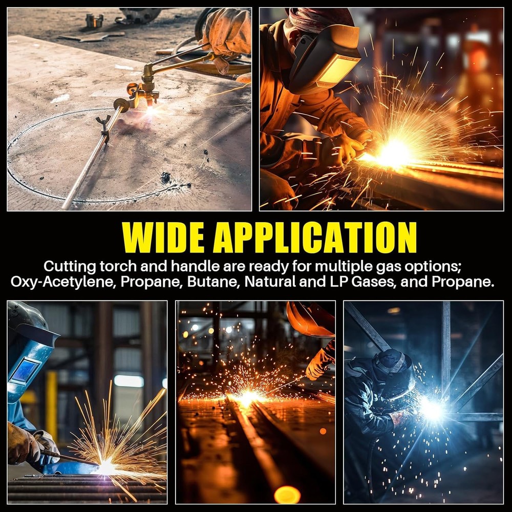 Victor Type Cutting Attachment Torch Handle Oxygen/Acetylene Cutting Welding Tor