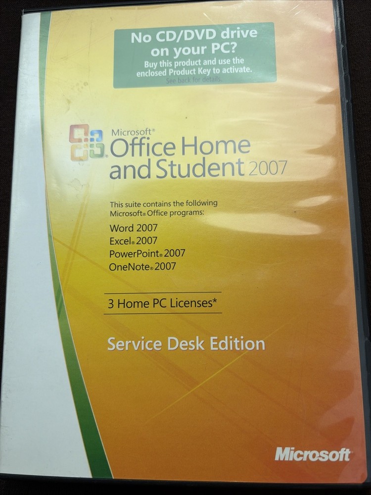 Microsoft Office Home and Student 2007 Service Desk Edition