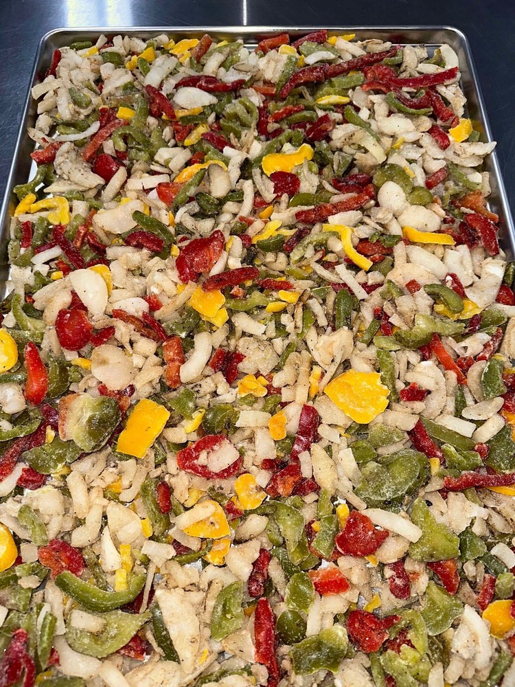 Freeze-Dried Vegetable Blend - Fire Roasted Onions & Peppers