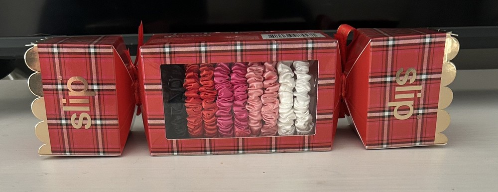 New SLIP 100% Silk Scrunchies 10 Pack Cracker