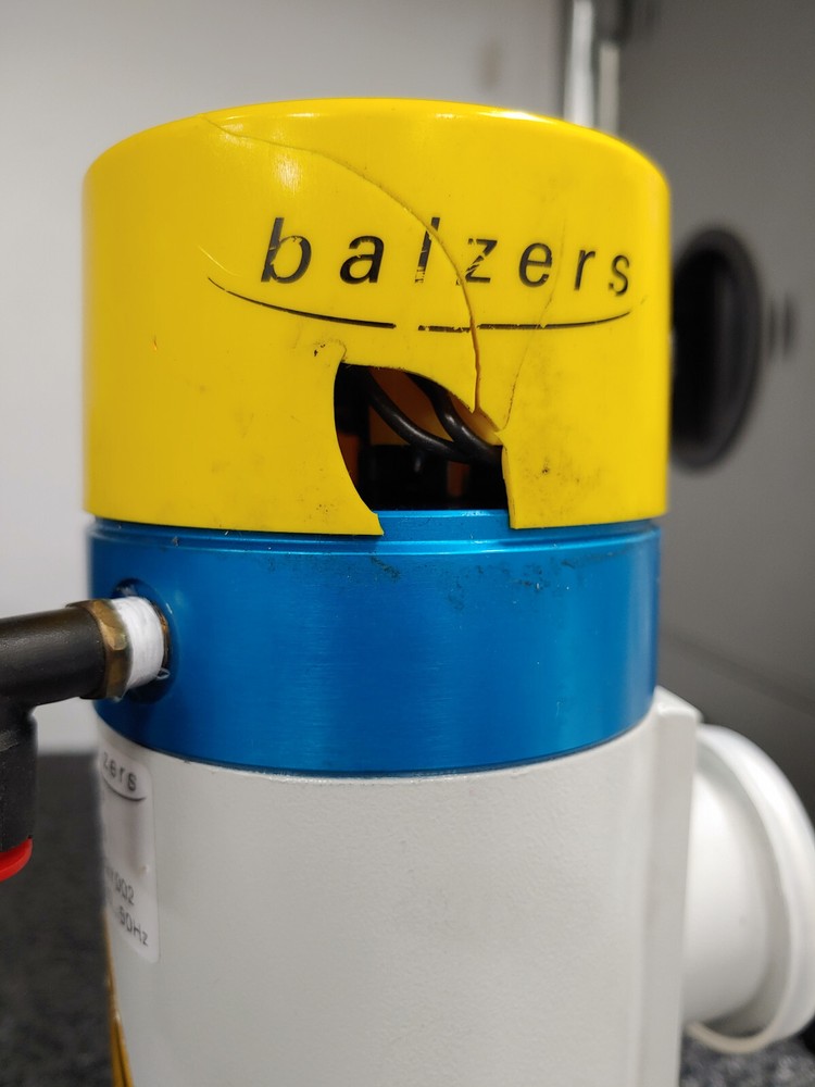 BALZERS Type EVL 040 P 90° NW40 Pneumatic Valve