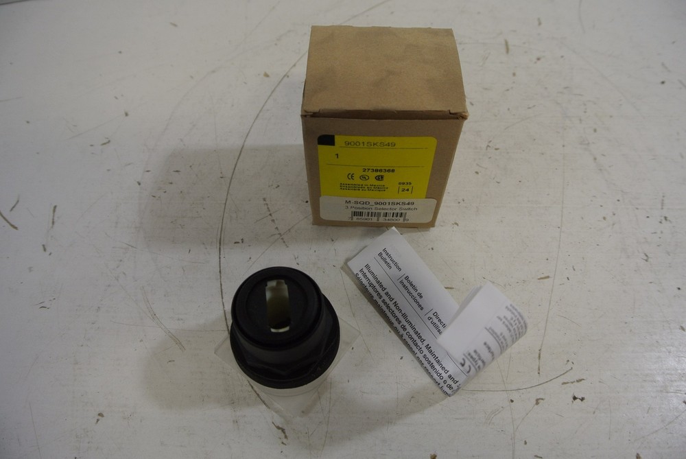 Square D Selector Switch Cat: 9001SKS49