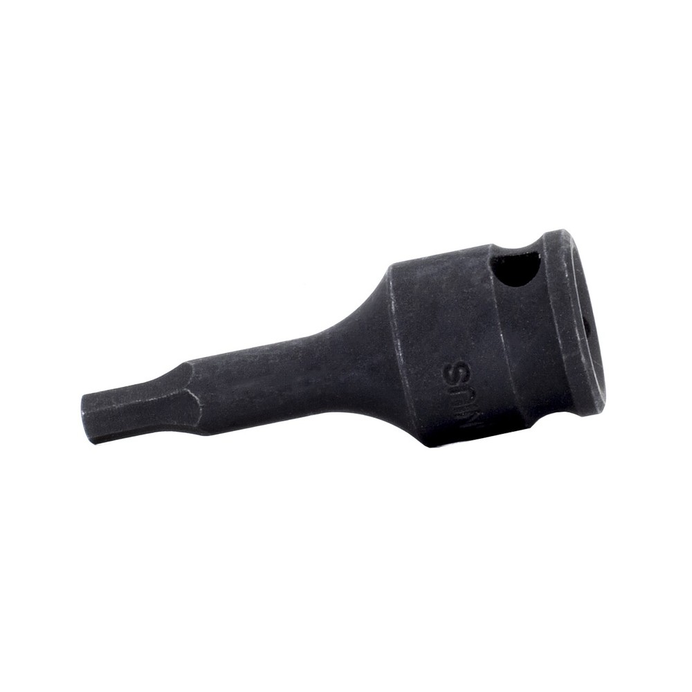 Genius Tools 3/8" Dr. 5/16" Hex Impact Bit Socket, 52mmL (CR-Mo) - 365210