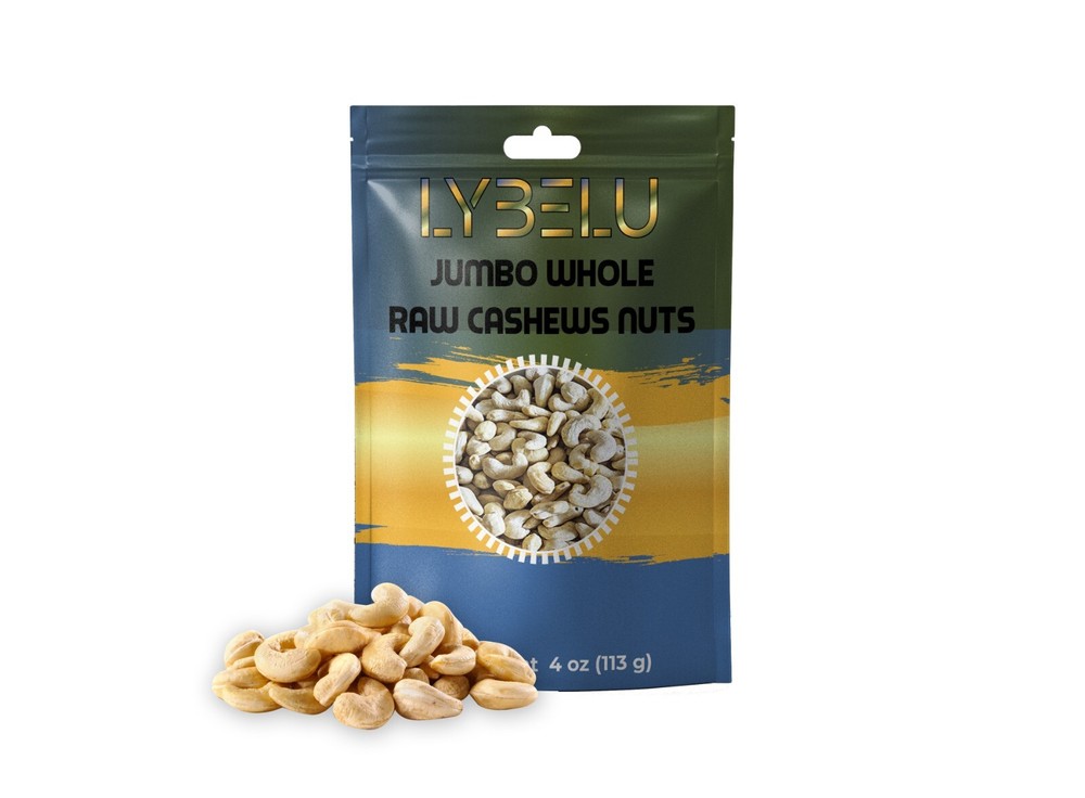 Jumbo Whole Raw Cashews Nuts - 4oz