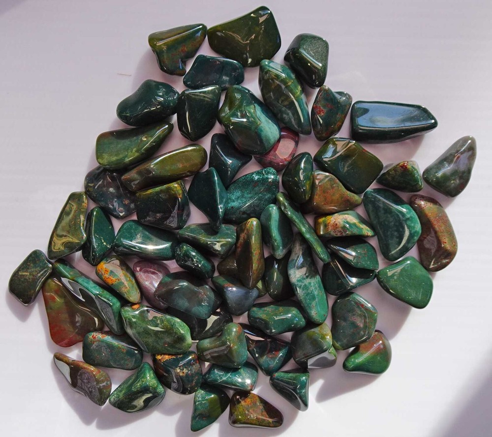 Fancy Jasper - 5 ounces Medium/Small Tumbled Stones rt545c