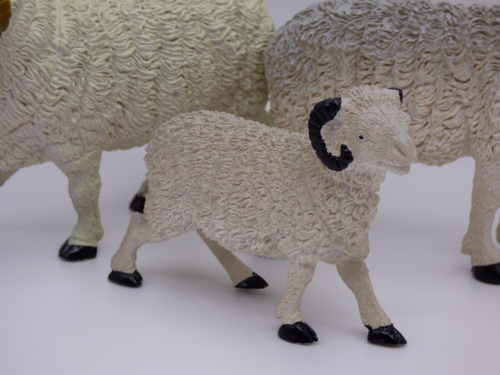 Medium Sized Plastic Ram Toys - Lot of 3