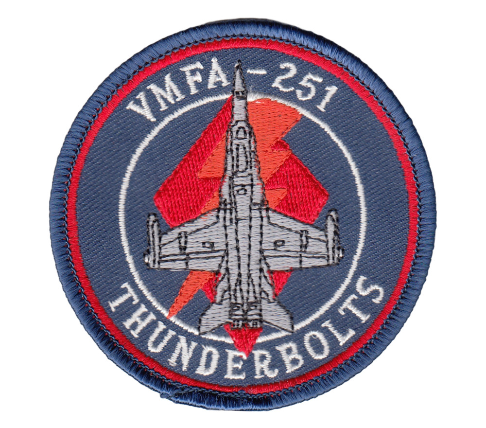 VMFA-251 THUNDERBOLTS STANDARD SHOULDER PATCH