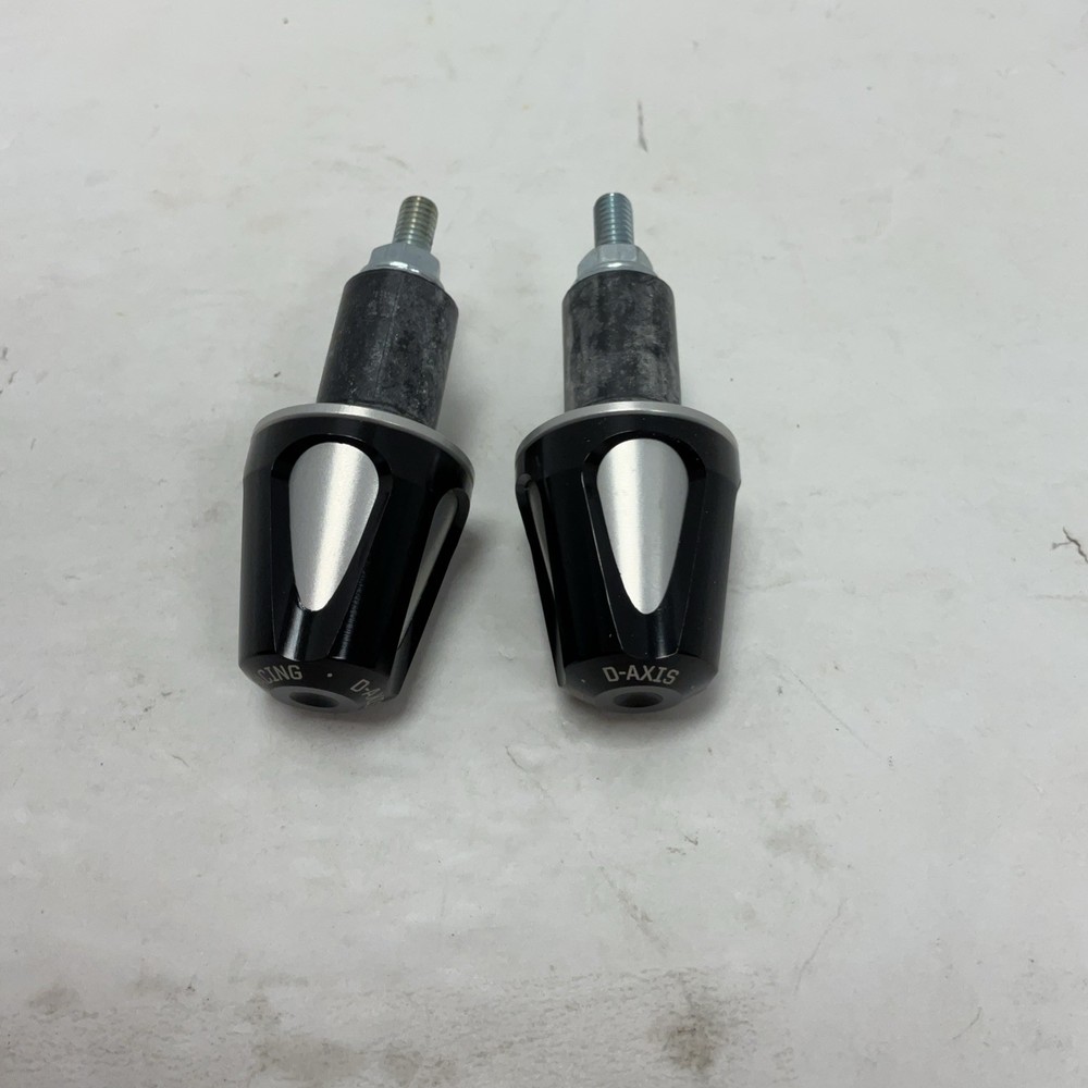 Driven Racing D-Axis Bar End Weights Black/Silver DXB-BK2