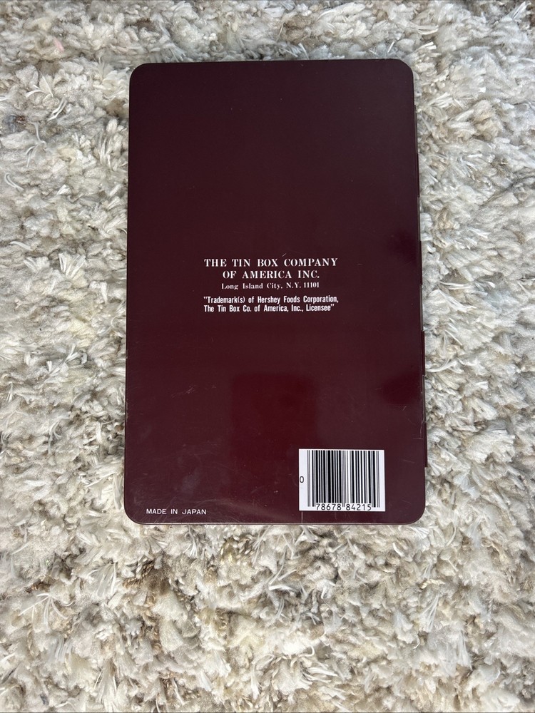 VINTAGE Hershey’s Branded Tin Box Address & Phone Book