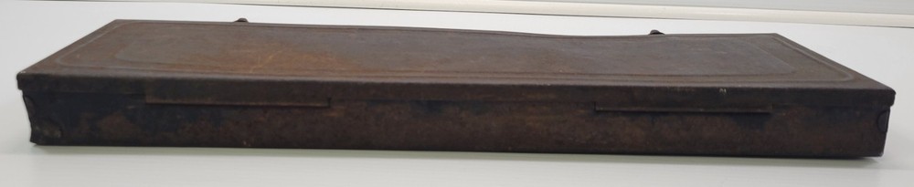*Y) Vintage Fulton Tools Replacement Socket Drive Metal Carry Case Tool Box