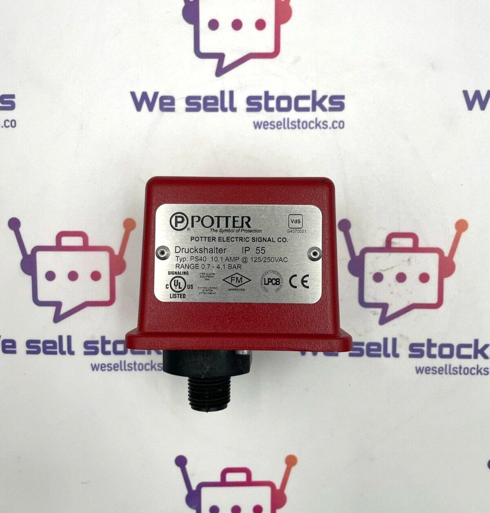 POTTER PS40-1VDS Low Pressure Indicator