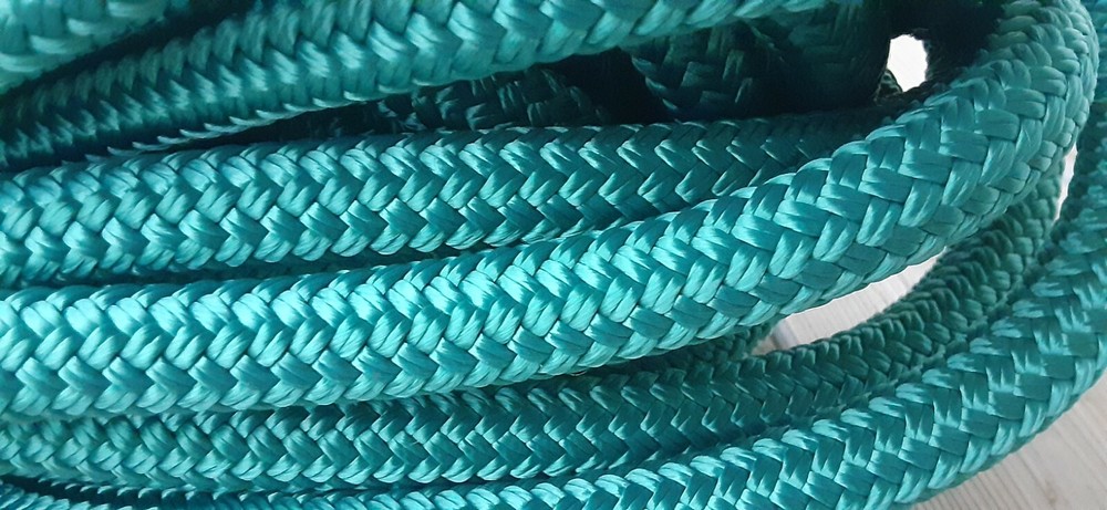 5/8" x 200 ft.Premium Double Braid-Yacht Braid Nylon Rope. Deep Teal