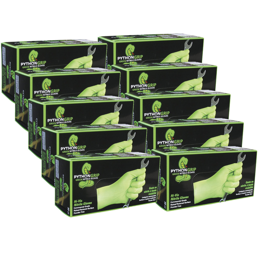 Eppco Python Nitrile Gloves - Powder/ Latex Free - 10 Boxes - 1000 / Case