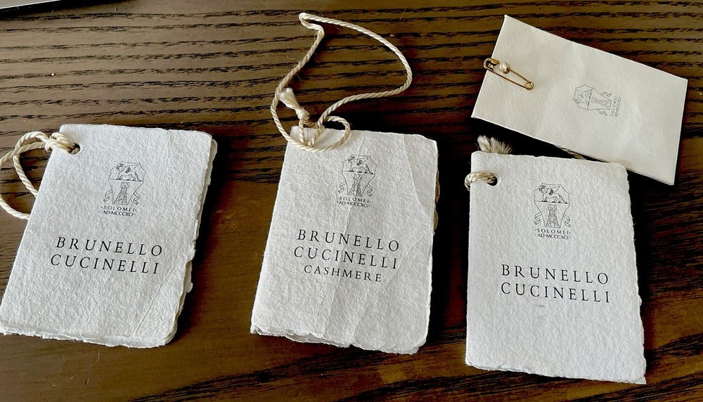 Brunello Cucinelli Hang Tags Labels