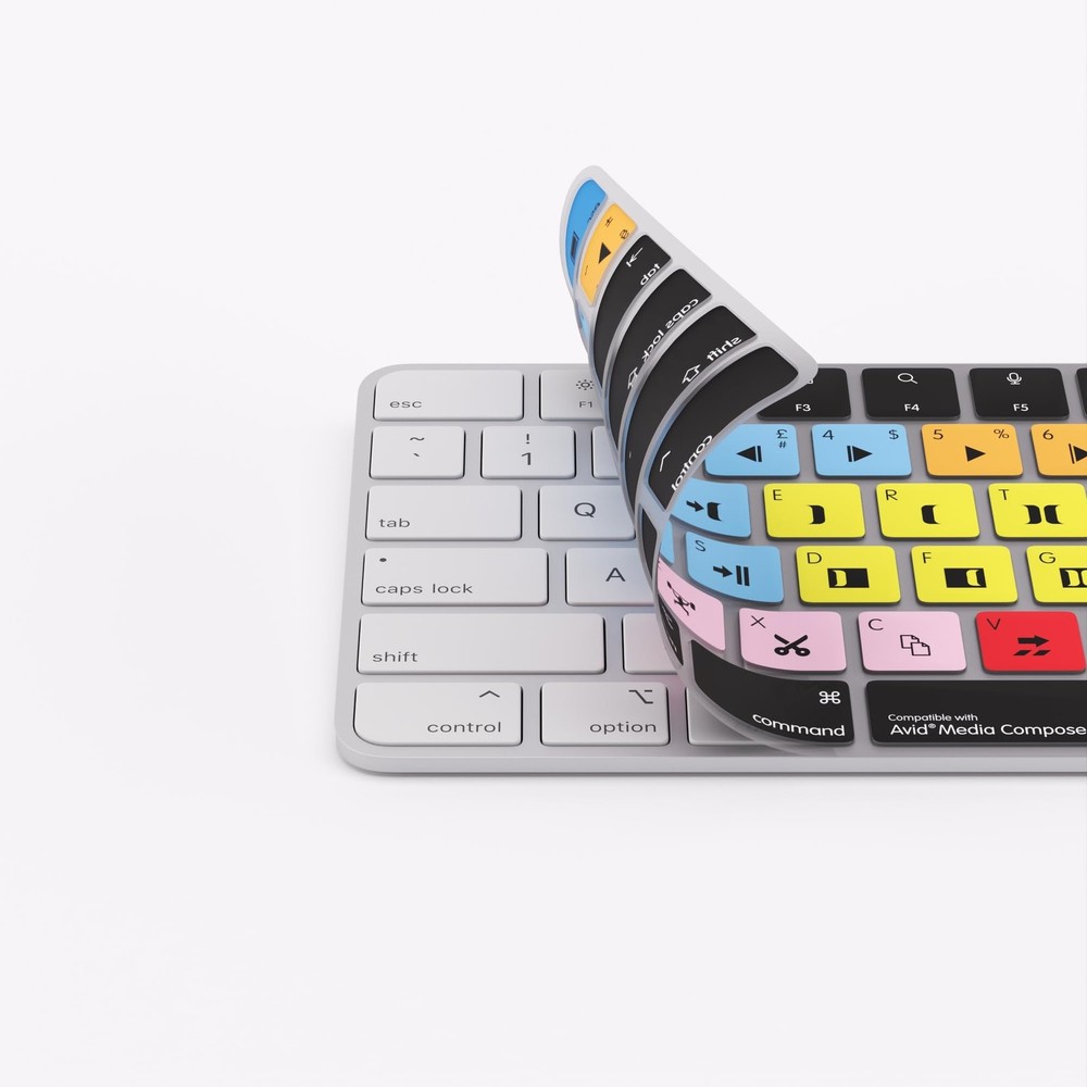 Shortcut Keyboard Cover for Avid Media Composer - Compatible with Apple Magic...
