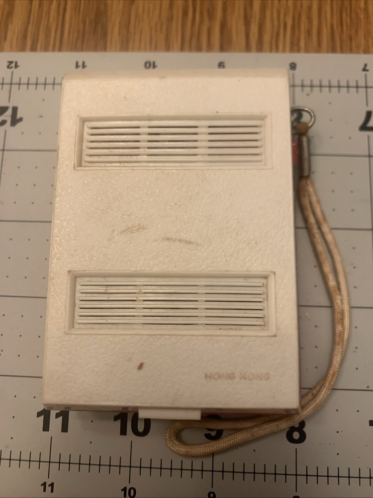 Vintage Nobility Transistor Radio Red UNTESTED