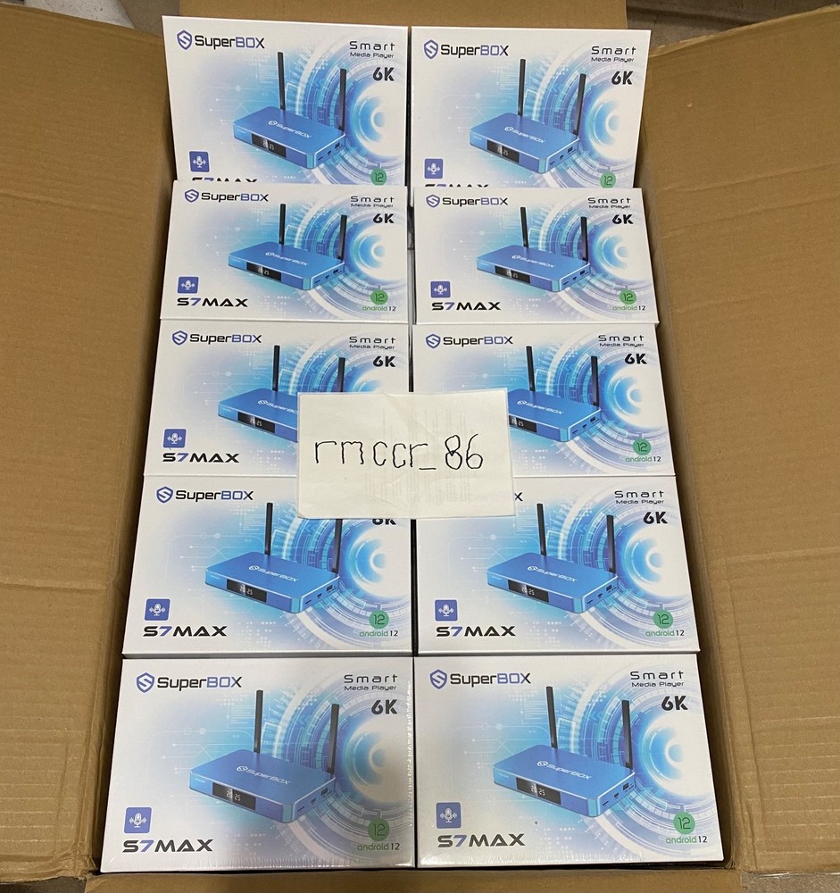 New SuperBOX S7 Max - 7 Day Time Shift Android Streaming - Same Day Sipping