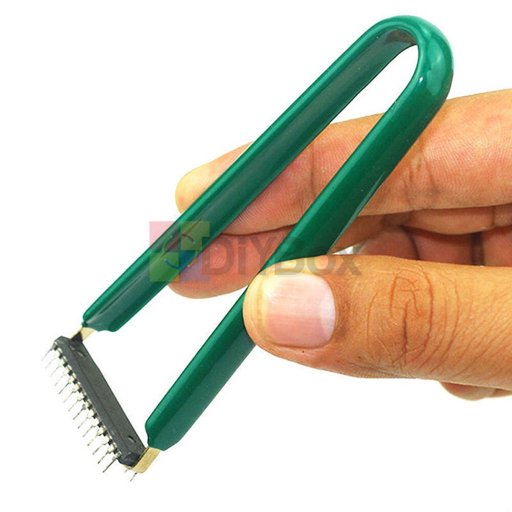 U Type  Protect Plier Flat IC Chip Removal Puller ROM Circuit Board Extractor
