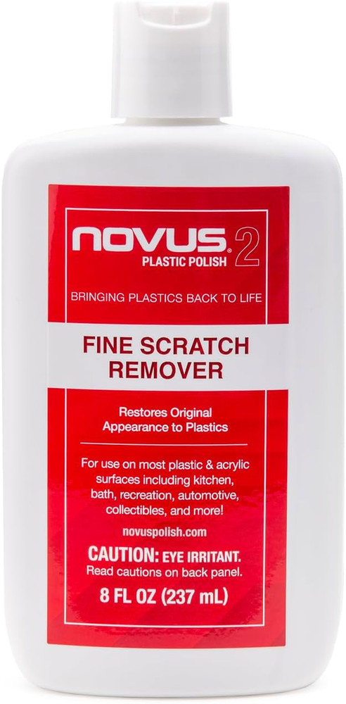 Novus 7030 | Fine Scratch Remover #2 | 2 Pack, 8 Ounce Bottles