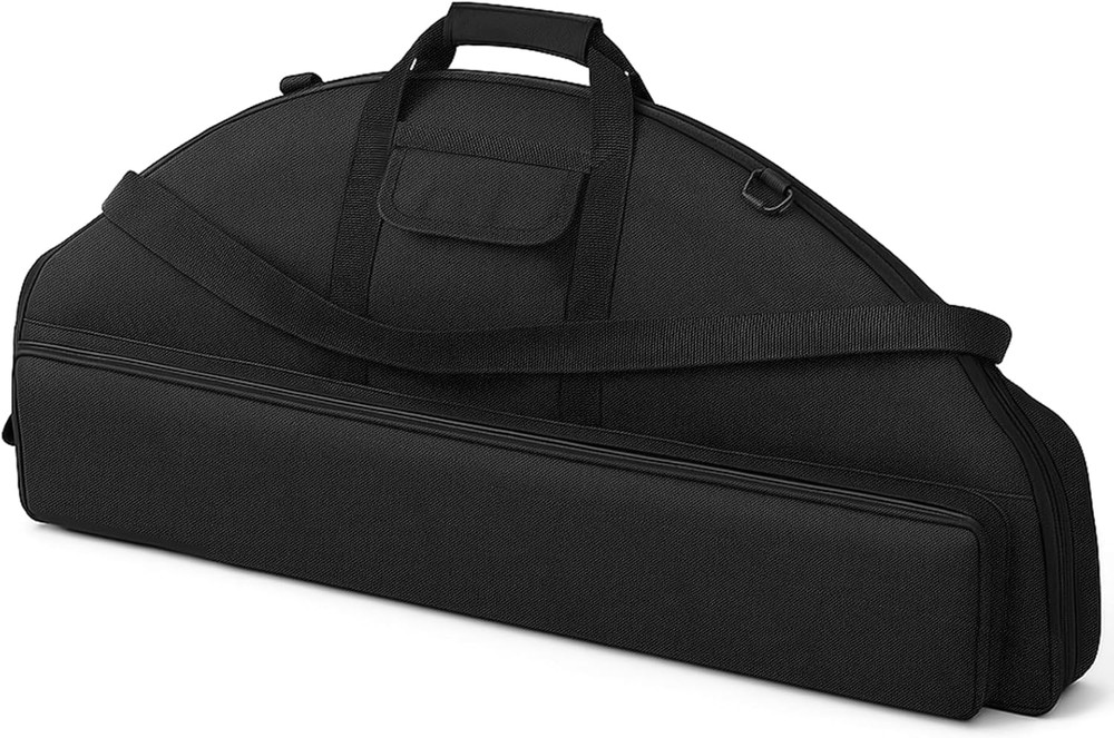 Compound Bow Case Soft Bow Padded Case Lightweight Carry Bag with Arrow Pocket a