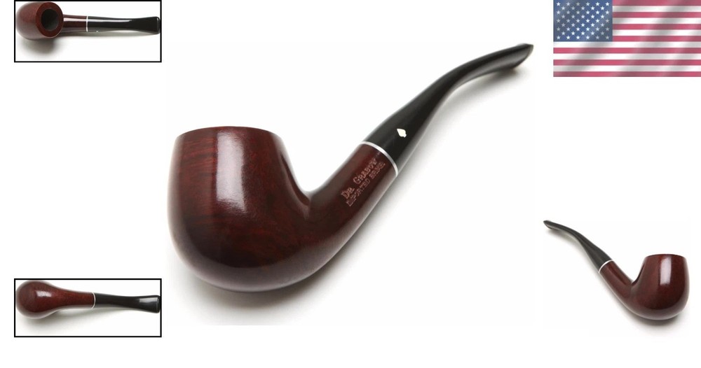 Vulcanite Stem Tobacco Pipe - Smooth Finish
