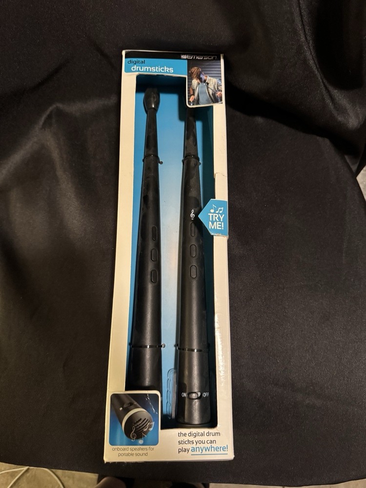Emerson Digital drum sticks NIB Motion Activated
