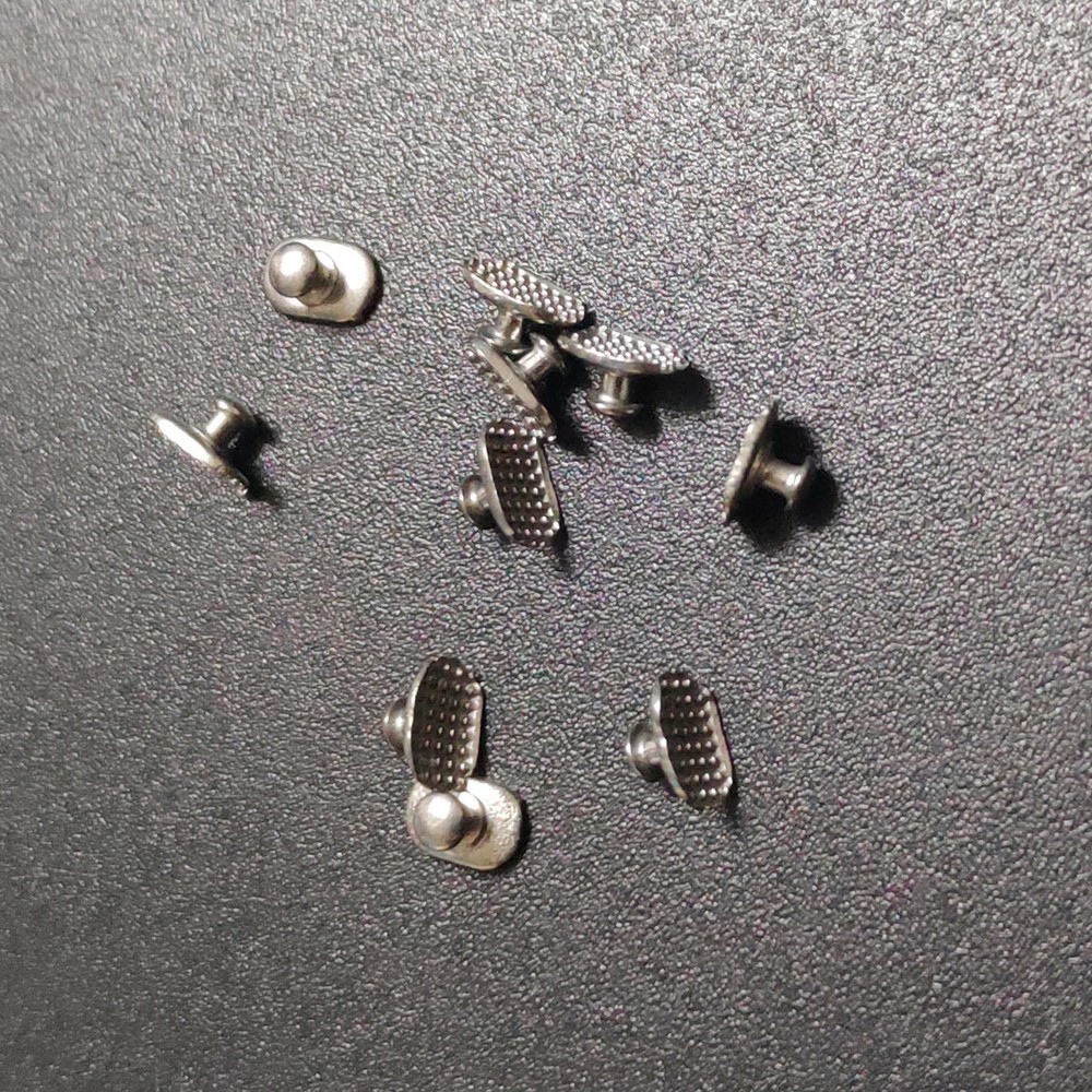 10Pcs Dental Lingual Buttons Orthodontic Bondable Rectangular Mesh Base