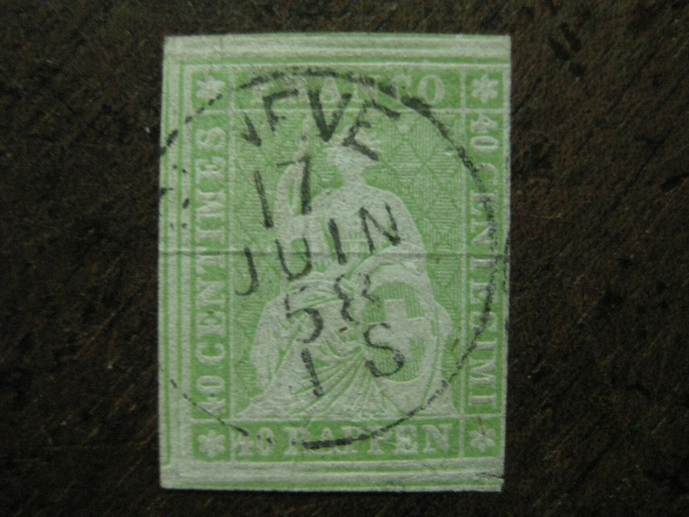 Switzerland Mi No. 17 Gest g17)