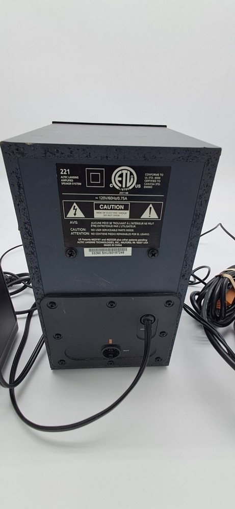 Altec Lansing 221 3-Piece Set Wired Computer Desktop Speaker System