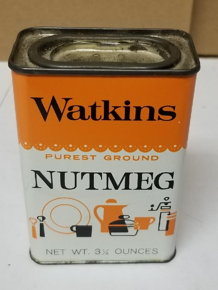 Vintage Watkins Nutmeg Tin