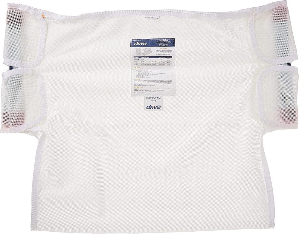 Drive Medical Patient Lift Sling Without Commode Cutout