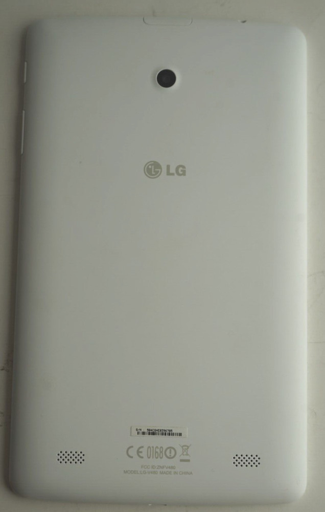 LG V480 WIFI Tablet White Android Corner Screen Discoloration