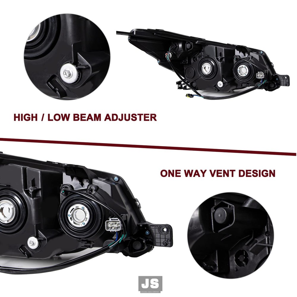 Forester 2014-2016 Halogen Headlight Assembly Left Driver Side Chrome