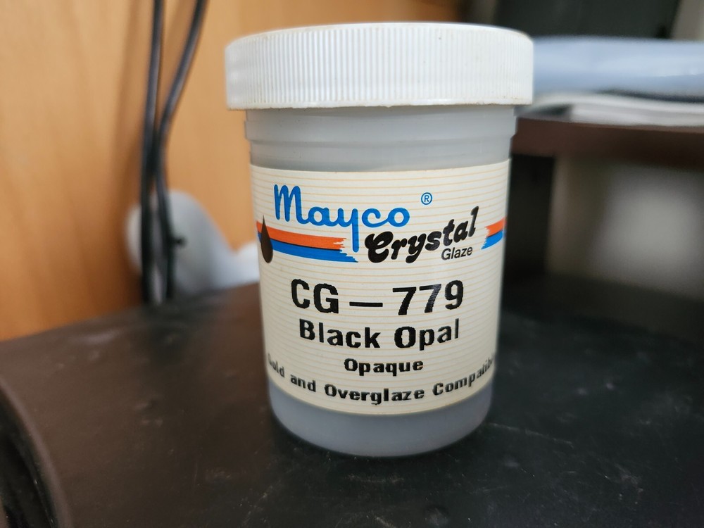 Mayco Ceramic Crystal Glaze - Black Opal - #779- 4 oz.