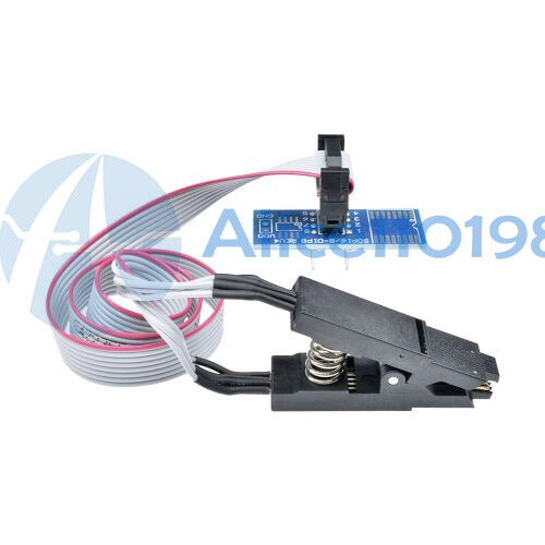 10PCS SOIC8 SOP8 Flash Chip IC Test Clips Socket Adpter BIOS/24/25/93 Programmer