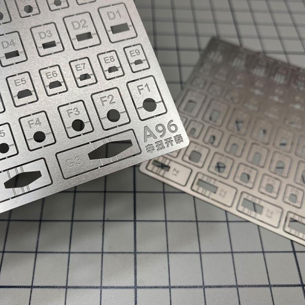 58in1 Flat Folding Engraved Scribing for Model Scriber Template Ruler