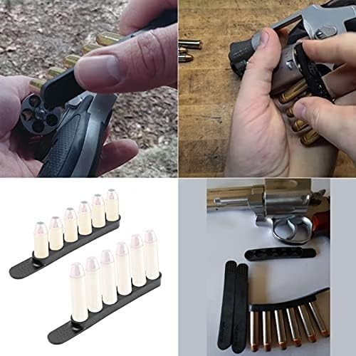 4-Pack Speed Loader for .38/.357 - 6 Rounds Capacity, Compact & Concealable