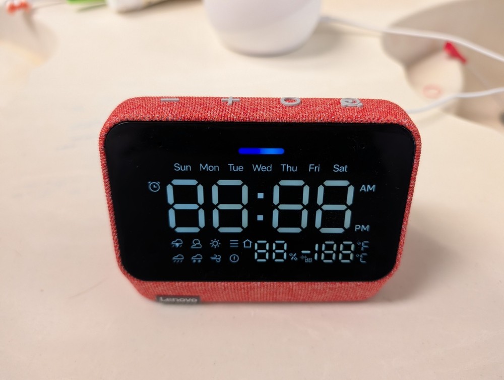 Amazon Echo Glow And Lenovo Smart Clock Amazon Alexa