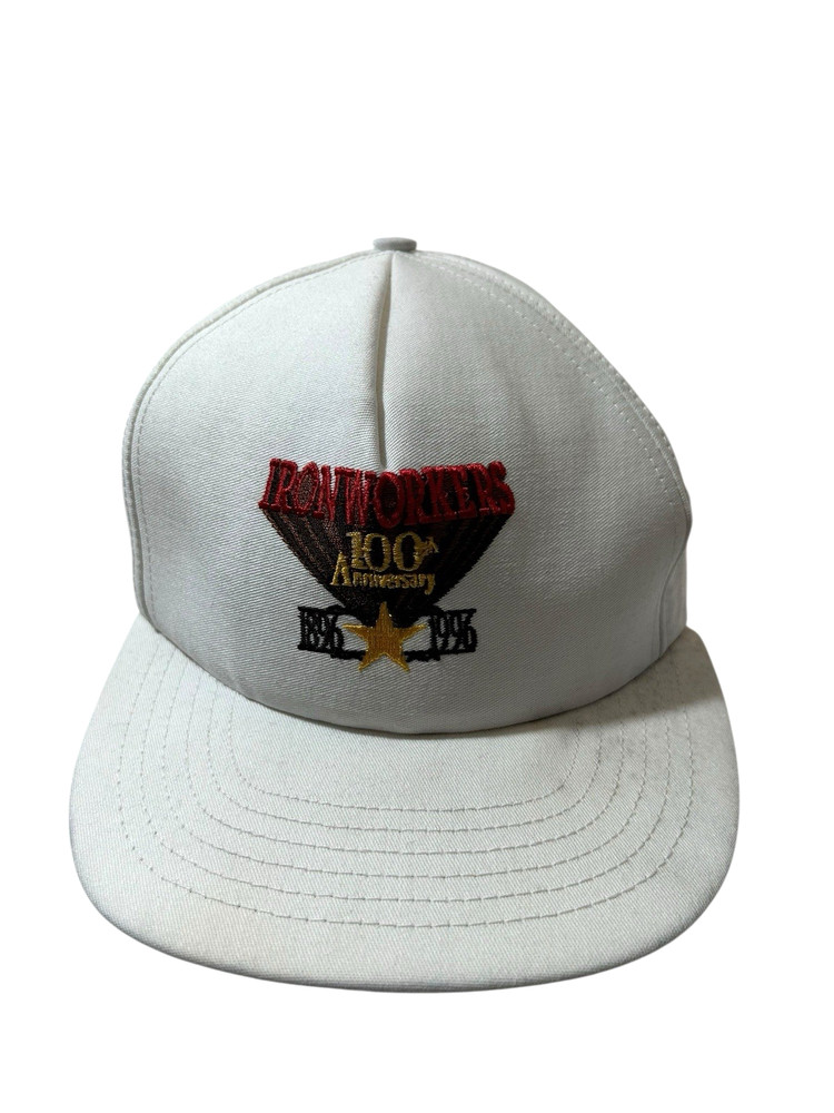 VTG Iron Workers Hat Snapback 100th Anniversary 1996 Rare!