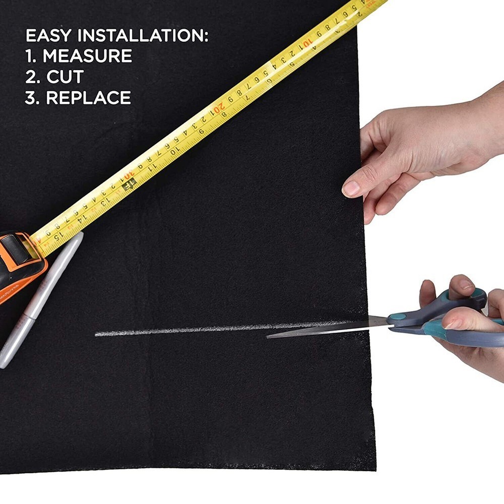 High Density Carbon Filter for Improved Air Quality Rangehood Charcoal Filter