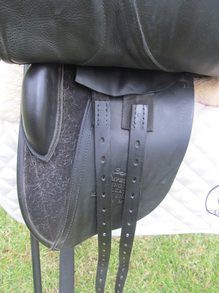 17.5" COUNTY COMPETITOR dressage saddle- wool flocked- medium tree-2018 MODEL!