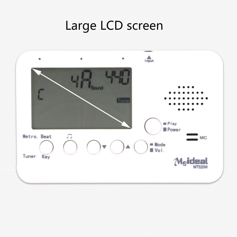 Easy Operation Wind Instrument Tuner with 3 Modes Large LCD Display Wind Tuner