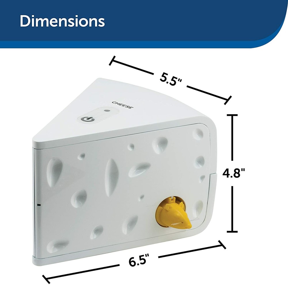 PetSafe PTY00-14669 Automatic Interactive Cat Teaser Cheese Toy Hide Seek Mice