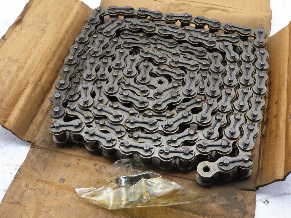 Acme RS60-1C Cottered 10 FT Roller Chain with Connecting Link USA