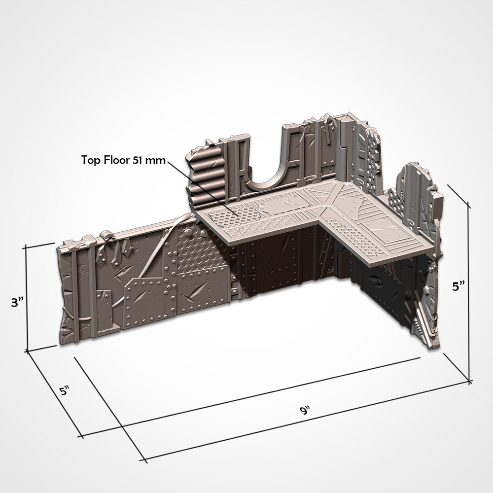 WTC 40K Foldable Terrain - Orks | WH40K Wargame Scenery