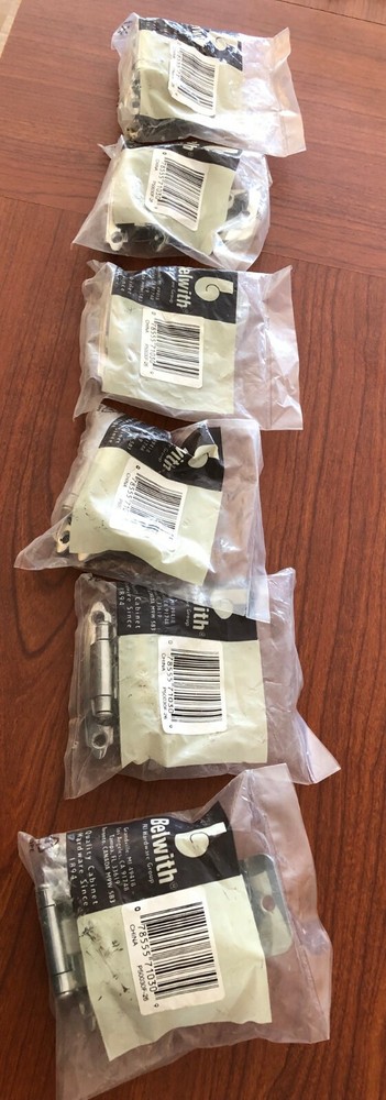 BELWITH, P50030F-26 (PAIR) CHROME OFFSET HINGES