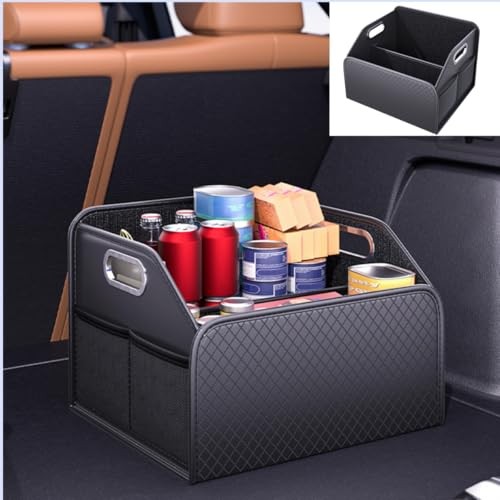 Car Trunk Organizer and Car Storage,Collapsible Multi-Compartment Car