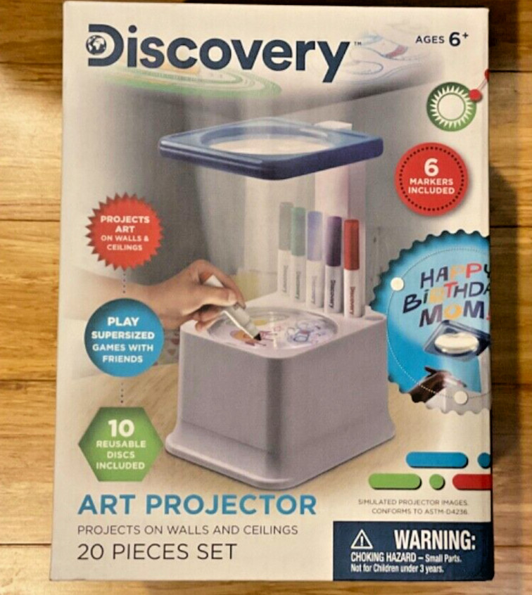 Discovery Art Projector 20 Piece Set + Free Bacteria Farm